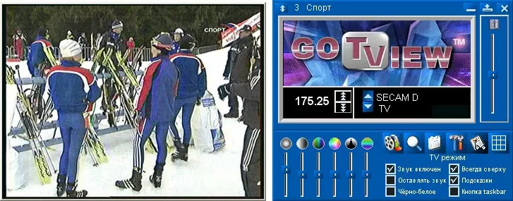 Интерфейс программы GoTView Pro