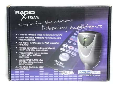 Упаковка от MediaForte Radio X-Treme