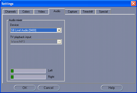 Настройки Pinnacle PCTV USB 2.0