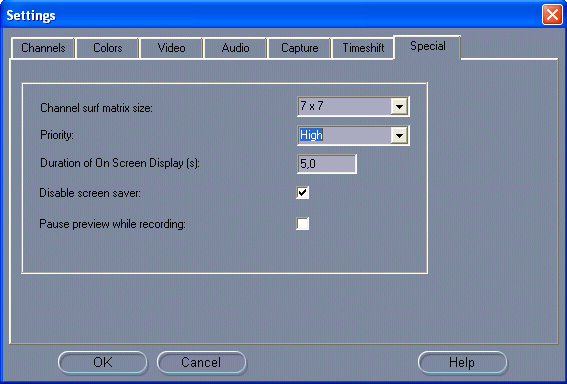 Настройки Pinnacle PCTV USB 2.0