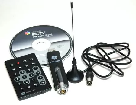 Комплект поставки ТВ-тюнера Pinnacle PCTV Hybrid Stick