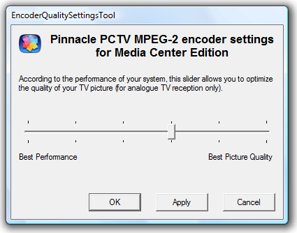 Настройка качества кодировщика