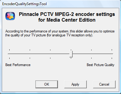 Настройка кодировки в Windows Media Center