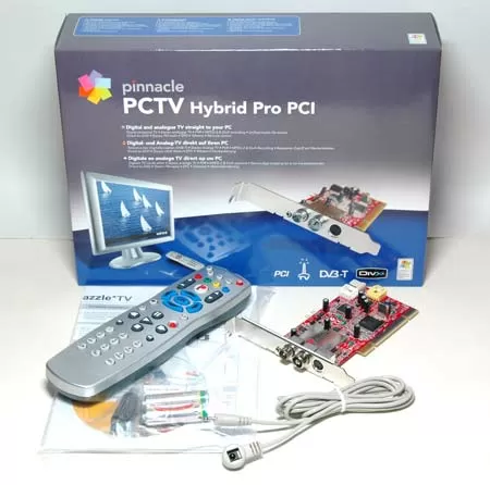 Комплект поставки Pinnacle PCTV Hybrid Pro PCI