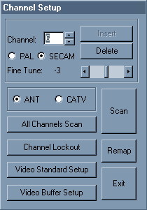 Настройки каналов