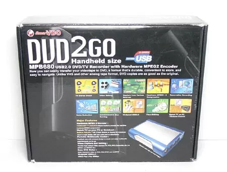 Коробка Yuan DVD2Go MPB680