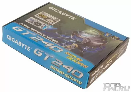 Упаковка Gigabyte GT240