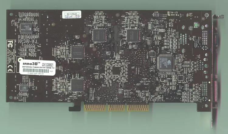 Inno3D Tornado4 Ti4600 сзади