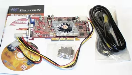 Комплект поставки HIS Excalibur Radeon 9800 PRO