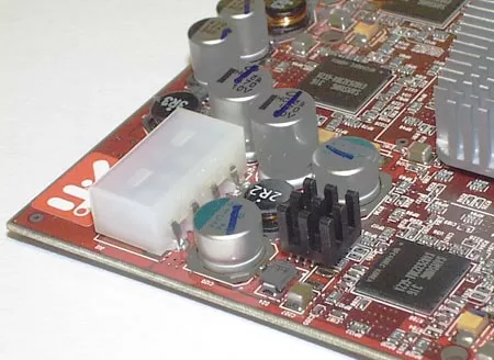 Коннектор питания HIS Excalibur Radeon 9800 PRO