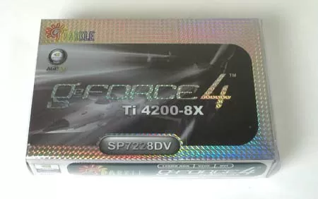 Коробка от Sparkle GeForce4 Ti4200-8x