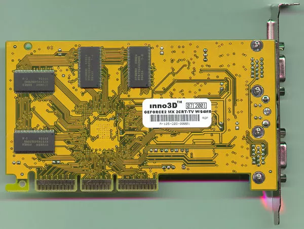 Видеокарта сзади