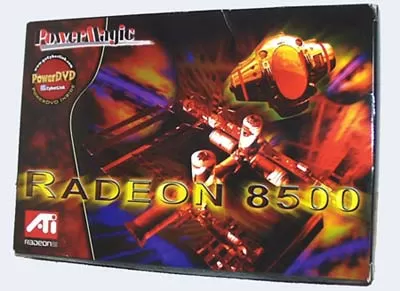 Коробка от PowerMagic Radeon8500LE