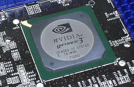 Чип GeForce3 Ti200