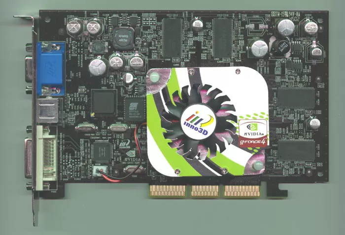 Inno3D Tornado4 Ti4200-8x, вид спереди