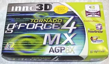 Коробка Inno3D Tornado4 MX440 AGP8x