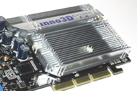 Радиатор на видеокарте Inno3D Tornado GeForce FX 5200