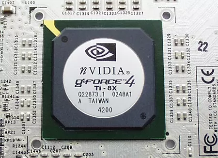 Ядро GeForce4 Ti4200-8x