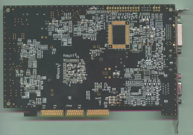 Видеокарта SiS Xabre 600 - вид сзади