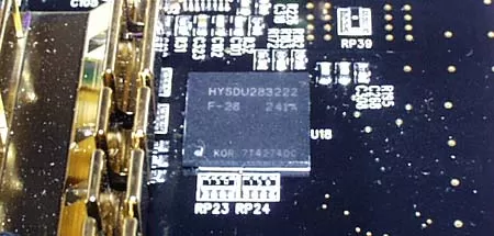 Чип памяти на Xabre 600