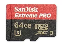 SanDisk Extreme PRO microSDXC UHS-II Card 64Gb – очень быстрая карточка