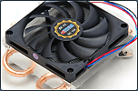 Низкопрофильный кулер Titan NK54TZ с теплопроводящими трубками под LGA775