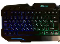 Oklick 700G Dynasty – игровая клавиатура с разноцветной подсветкой