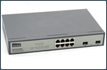 Обзор управляемого гигабитного 8+2 портового коммутатора netis ST3310GF